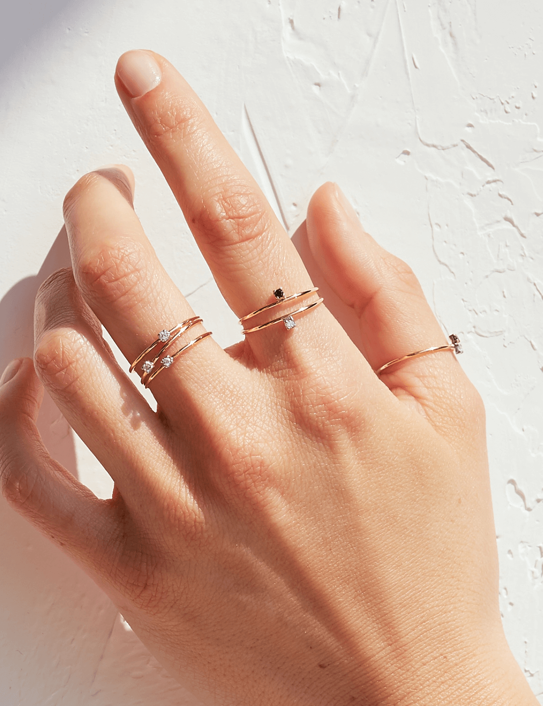 Anello Double Black&White