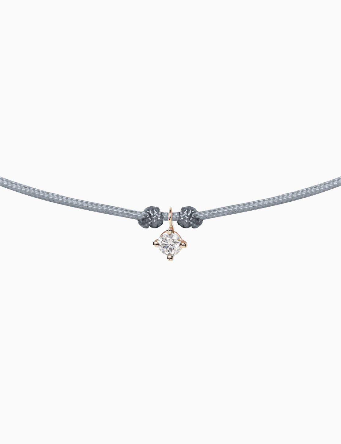 Collana Solitaire con diamante da 0.05 ct
