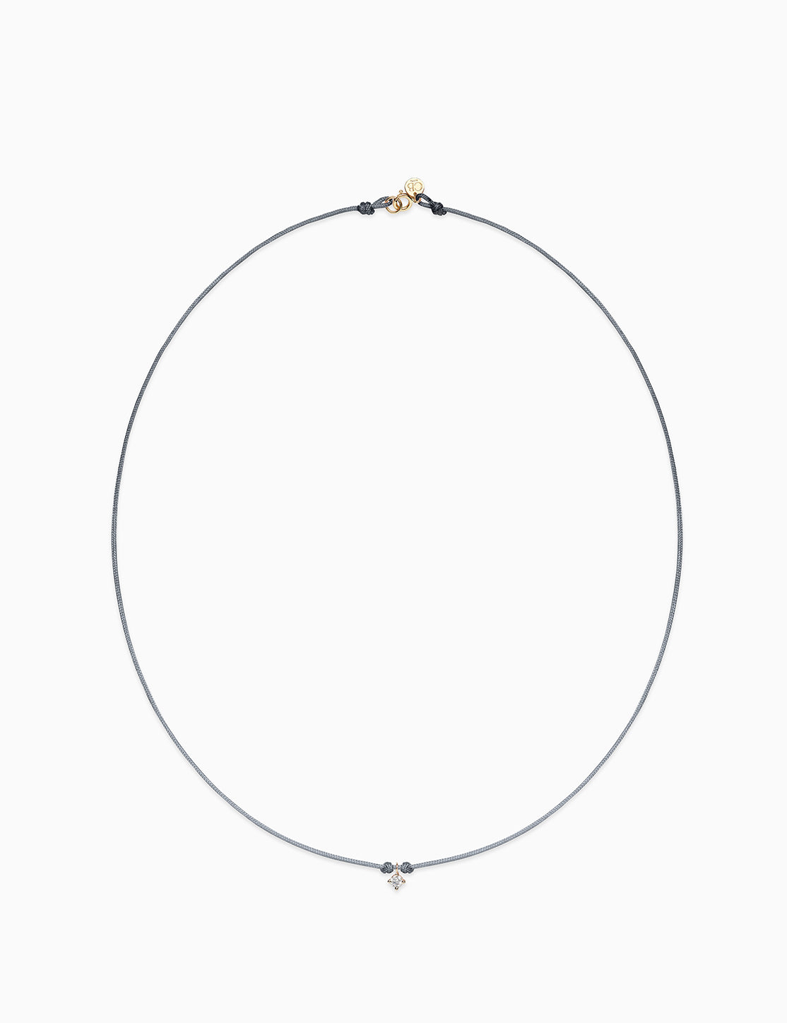Collana Solitaire con diamante da 0.05 ct