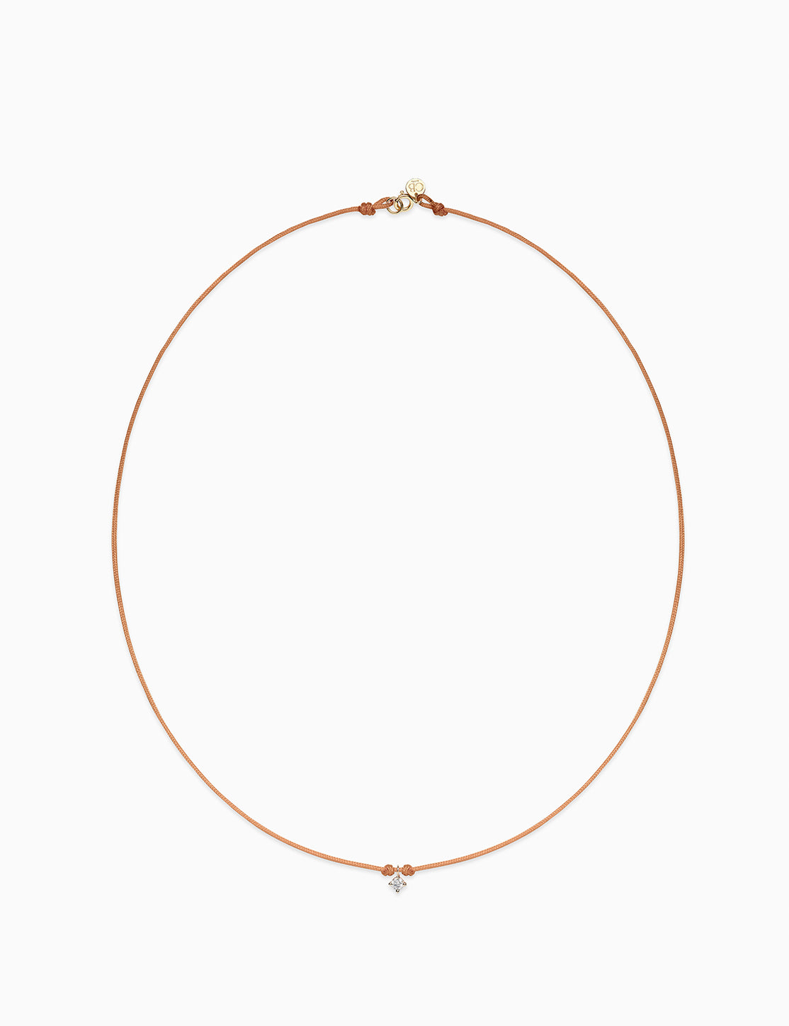 Collana Solitaire con diamante da 0.05 ct