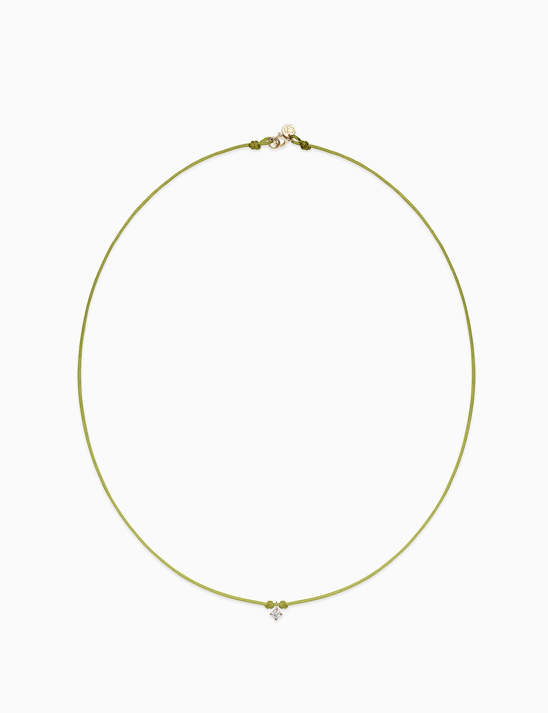 Collana Solitaire con diamante da 0.05 ct