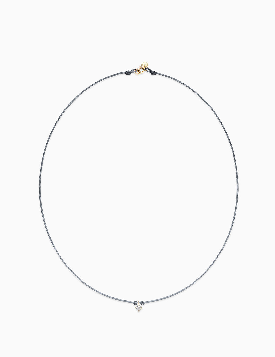 Collana Solitaire con diamante da 0.10 ct