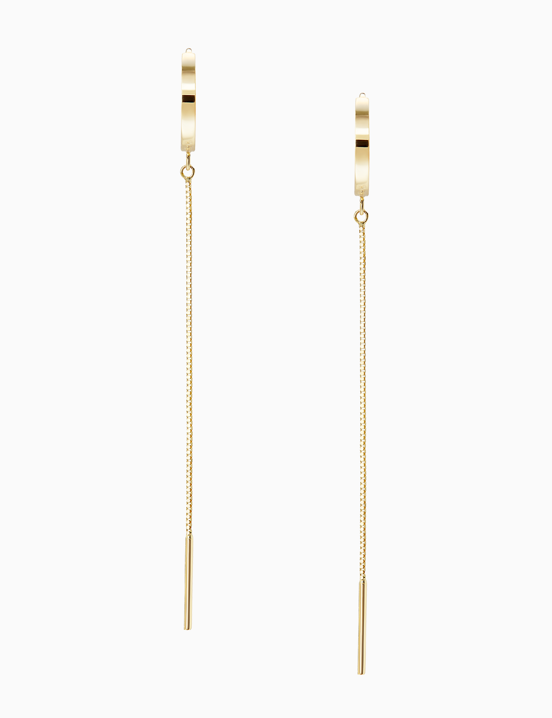 Orecchini con catena veneziana