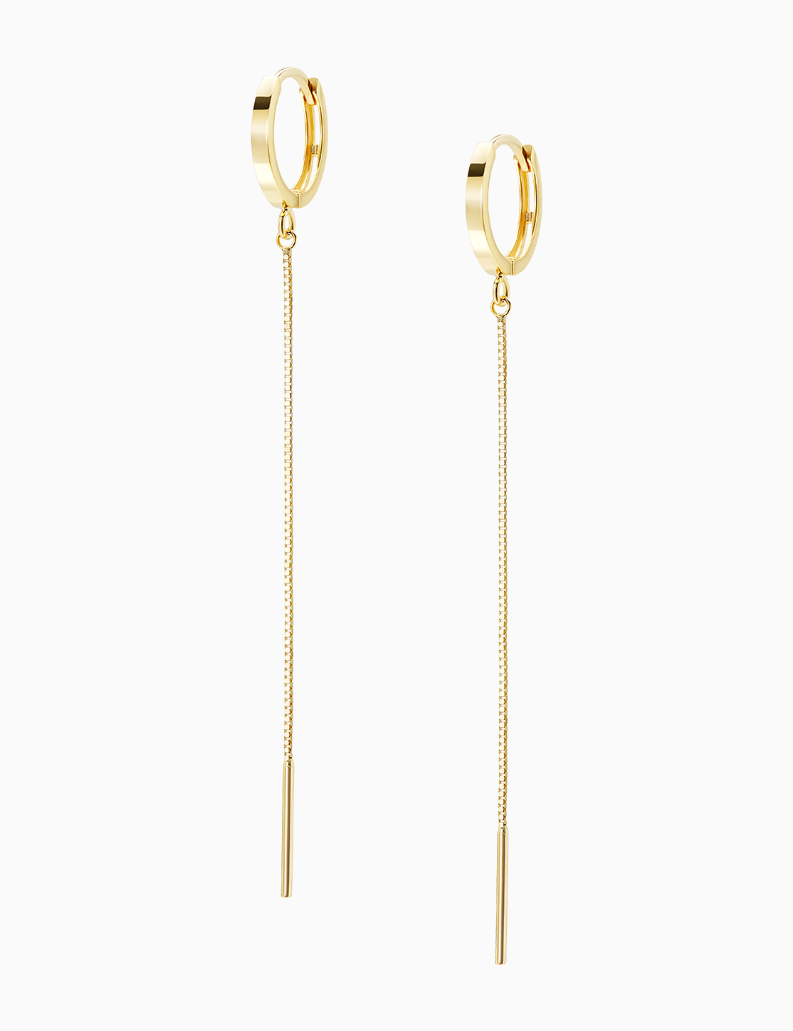 Orecchini con catena veneziana