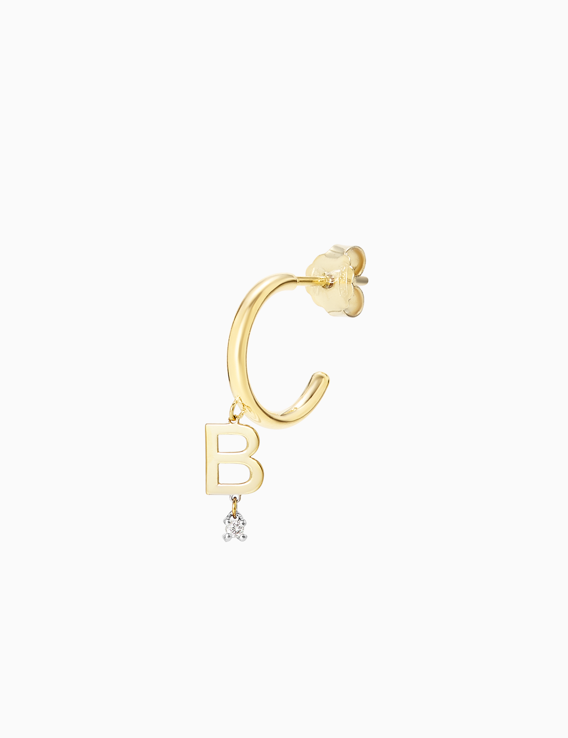 Orecchino Letter & Diamonds
