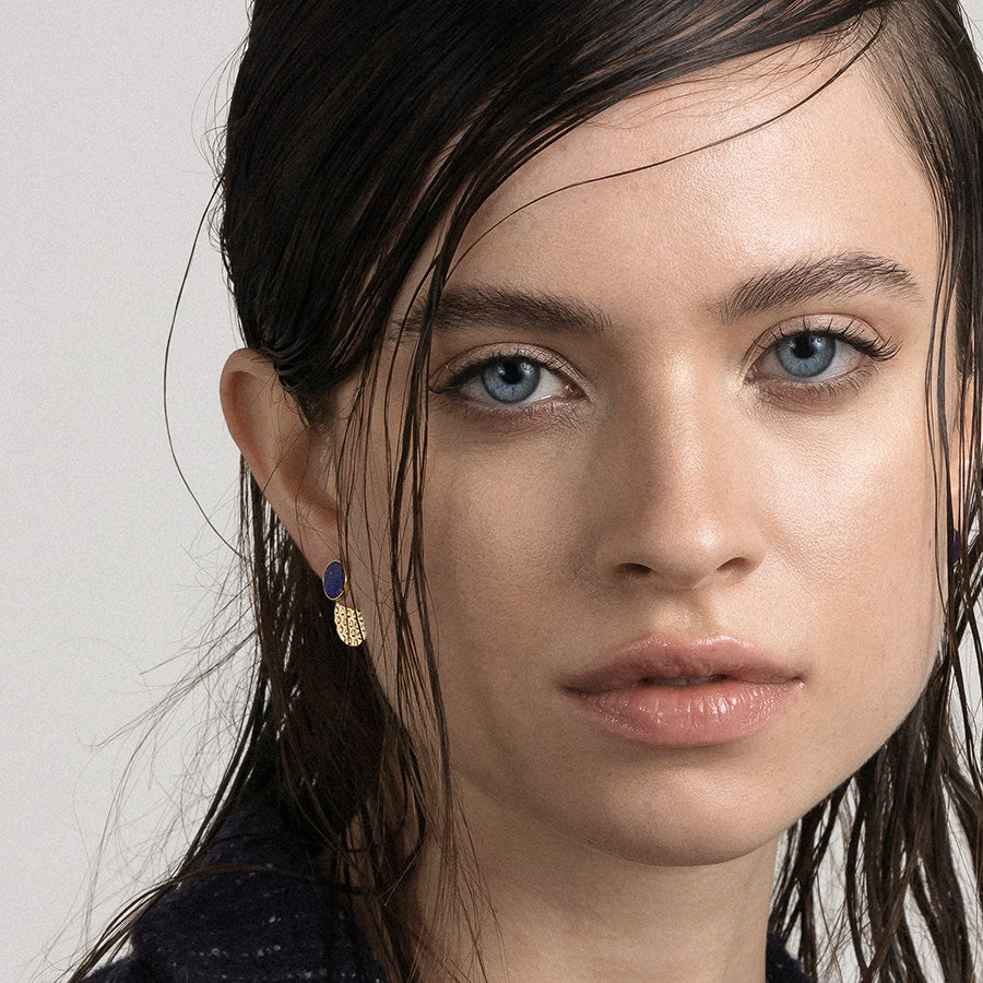 Orecchini pendenti Switch Lapislazzuli