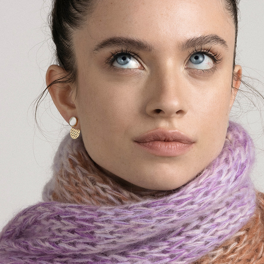 Orecchini pendenti Switch Madreperla