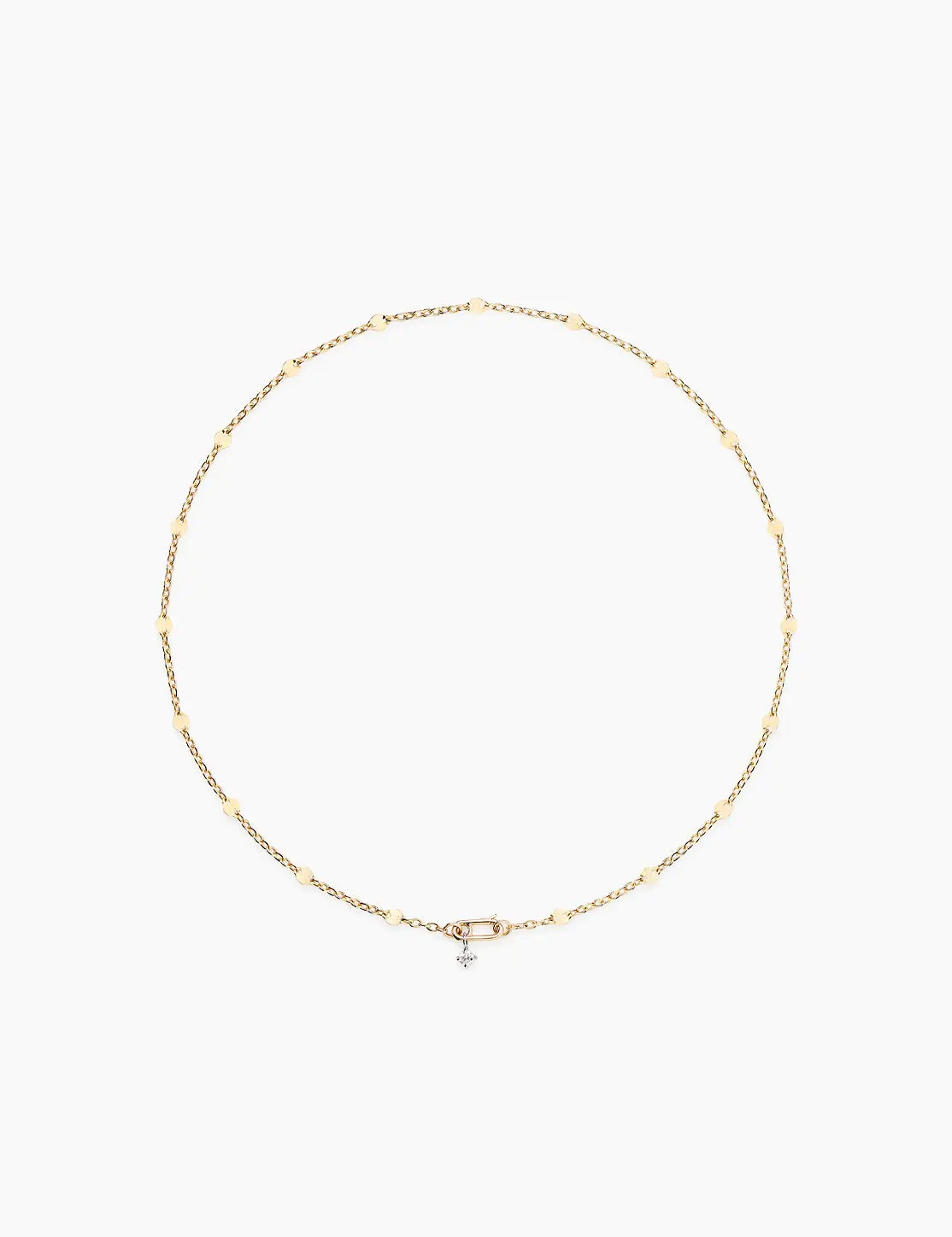 Gold Uno Necklace