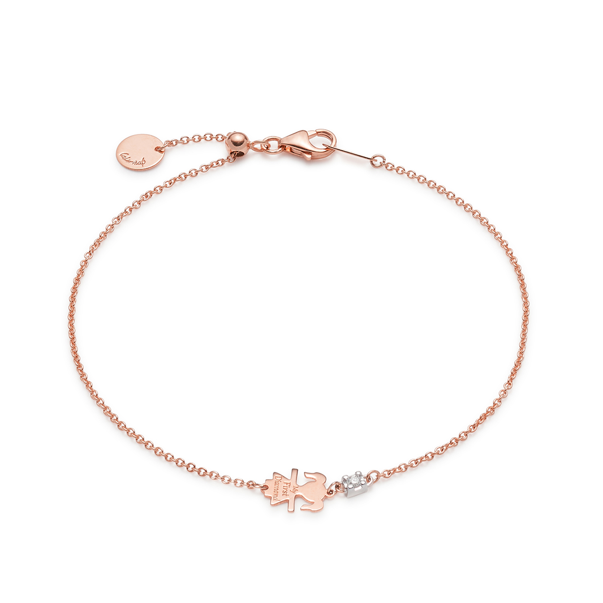 BRACCIALE DONNA BICOLOR CHARM BAMBINO BAMBINA