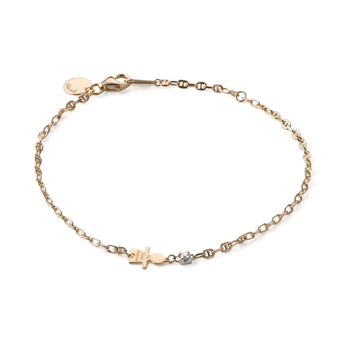 Petit Garçon Bracelet, Child in 18K Gold | Caterina B